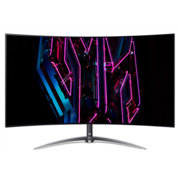 Монитор Acer Predator X45bmiiphuzx44,5" OLED 3440x1440 240 Hz 1000cd/m2 0,01ms 2xHDMI(2.0) + 1xDP + 1xType-C(90W) + Audio out + USB3.2x2+USB-B (2up 2down)+Speaker 5Wx2 110 H.Adj