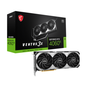 Видеокарта Видеокарта/ GeForce RTX 4060 Ti VENTUS 3X E 8G