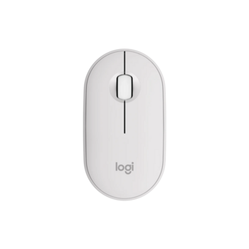 Мышь Logitech Wireless Mouse Pebble 2 M350s, Bluetooth, WHITE, [910-007013]