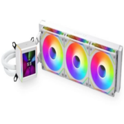 Система водяного охлаждения Lian-Li Galahad II LCD 360 SL-INF ARGB Soc-AM5/AM4/1200/1700/1851 белый 4-pin 29dB Al+Cu LCD Ret (G89.GA2ALCD36INW.00)