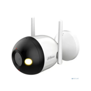 Камера видеонаблюдения IP Dahua DH-IPC-F2CP-LED-0280B Wi-Fi 2.8-2.8мм цв. корп.:белый/черный