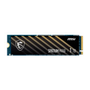 Твердотельный накопитель MSI SSD SPATIUM M450, 1000GB, M.2(22x80mm), NVMe, PCIe 4.0 x4, 3D TLC, R/W 3600/3000, IOPs 420 000/550 000, TBW 600, DWPD 0.33 (5 лет)