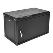 ЦМО Шкаф телекоммуникационный настенный разборный ЭКОНОМ 9U (600 x 350) дверь металл, цвет черный (ШРН-Э-9.350.1-9005)
