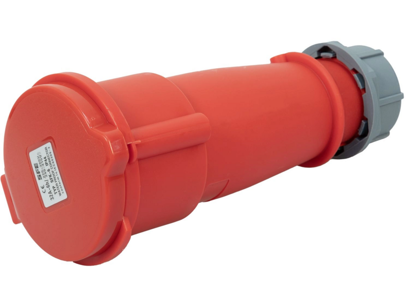 Блок распределения питания Powercom PDU-32AV24-18C3-6C9-3P верт.размещ. 18xC13 6xC19 3x32A IEC 60309 2м