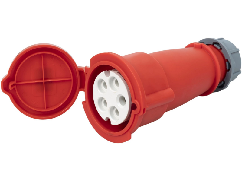 Блок распределения питания Powercom PDU-32AV24-18C3-6C9-3P верт.размещ. 18xC13 6xC19 3x32A IEC 60309 2м