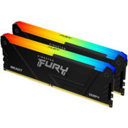 Память DDR4 2x16GB 3600MHz Kingston KF436C18BB2AK2/32 Fury Beast RGB RTL Gaming PC4-28800 CL18 DIMM 288-pin 1.35В dual rank с радиатором Ret