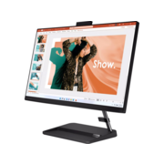 Моноблок Моноблок/ Lenovo IdeaCentre AIO 3 24IAP7 23.8"(1920x1080 IPS)/Intel Core i5 12450H(2Ghz)/16384Mb/512SSDGb/noDVD/Int:Intel UHD Graphics/Cam/BT/WiFi/war 1y/7.03kg/black/noOS + RU kbd, mouse USB