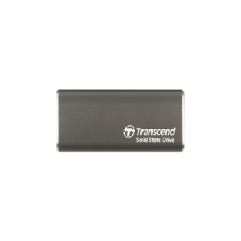 Внешний накопитель SSD Transcend 500Gb USB Type-C (1050/950 Mb/s) metal case grey (TS500GESD265C)