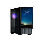 Корпус ZALMAN Z10 DS, ATX, BLACK, WINDOW, built-in 15.6-inch FHD display, 2x3.5", 2x2.5", 2xUSB3.0, 1xUSB 3.1 Type-C, FRONT 2x120mm, REAR 1x120mm ARGB