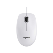 Мышь Мышь/ Logitech Optical Mouse B100 White USB OEM