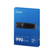 Твердотельный накопитель SSD M.2 (PCI-E NVMe 2.0 Gen 4.0 x4) 2Tb Samsung 990 EVO (R5000/W4200MB/s) 1year