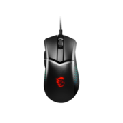 Мышь проводная Gaming Mouse MSI Clutch GM51 Lightweight, Wired, FriXionFree cable, DPI 6400 (max. 26000 by software), 3 Zone RGB lighting, Right handed, 75g, Black