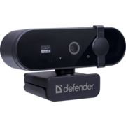 Камера Web Defender G-Lens 2580 черный 2Mpix USB2.0 с микрофоном для ноутбука (63112)