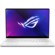 Ноутбук Ноутбук/ ASUS ROG Zephyrus G14 GA403UU-QS080 14"(2880x1800 OLED 120Hz)/AMD Ryzen 7 8845HS(3.8Ghz)/16384Mb/1024PCISSDGb/noDVD/Ext:nVidia GeForce RTX4050(6144Mb)/Cam/BT/WiFi/73WHr/war 1y/1.5kg/Platinum White/DOS