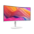 Монитор MSI Modern MD342CQPW 34" 21:9 UWQHD(3440x1440) VA Curve 1500R,1ms(MPRT),3000:1,100M:1,300nit,178/178,2*HDMI,1*DP,2xUSB Type-A,USB Type-B,USB Type-C,Speaker,Tilt,Swivel,Height,120Hz,White,1y war-ty