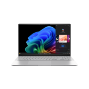 Ноутбук Ноутбук/ ASUS S5507QA-MA013W 15.6"(2880x1620 OLED)/Snapdragon X Plus X1P-42-100(3.4Ghz)/16384Mb/1024PCISSDGb/noDVD/Int:Shared/Cam/BT/WiFi/70WHr/war 1y/1.42kg/Cool Silver/Win11Home + алюм корп