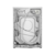 Стиральная машина Bosch Serie 8 WGB24400ME пан.англ. класс: A+++ загр.фронтальная макс.:9кг белый инвертер