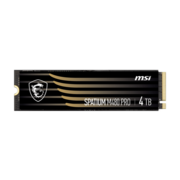 Твердотельный накопитель MSI SSD SPATIUM M480 Pro, 4000GB, M.2(22x80mm), NVMe, PCIe 4.0 x4, 3D TLC, R/W 7400/7000, IOPs 1 000 000/1 000 000, DRAM buffer 2048MB, TBW 3000, DWPD 0.41 (5 лет)