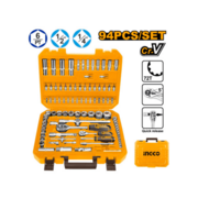 94 шт набор инструментов 1/4" и 1/2" Ingco HKTS42941,10-32мм,4-14мм, CR-V