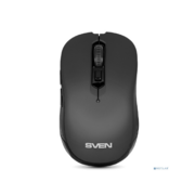 Беспроводная мышь SVEN RX-560SW чёрная (бесшумн. кл. 5+1кл. 800-1600DPI, Soft Touch, блист)