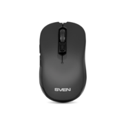 Беспроводная мышь SVEN RX-560SW чёрная (бесшумн. кл. 5+1кл. 800-1600DPI, Soft Touch, блист)