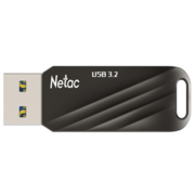 Флеш Диск Netac 128GB US1 NT03US11C-128G-32BK USB3.0 черный/серебристый