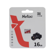 Носитель информации Netac P500 ECO 16GB MicroSDHC C10 up to 80MB/s, retail pack card only