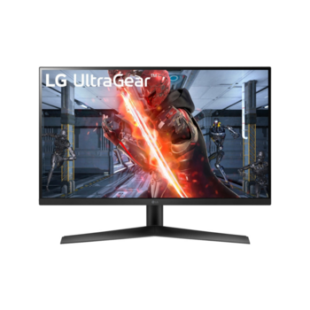 Монитор LG LCD 27GN60R-B Монитор LG LCD 27GN60R-B/ LG UltraGear 27GN60R-B 27" IPS monitor, 1920x1080, 300cd/m2, 1000:1, 16:9, 1мс(GtG), HDMI, DP, 144Hz, 178/178, внешний БП, G-SYNC Compatible, FreeSync Premium, HDR10, VESA (100x100 мм), black