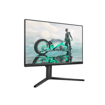 Монитор LCD 23,8 16:9 1920х1080(FHD) IPS, nonGLARE, 180 Hz, 300 cd/m2, H178°/V178°, 1000:1, 80M:1, 16.7M, 1ms, 2xHDMI, DP, Height adj, Pivot, Tilt, Swivel, Speakers, 3Y, Black