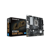 Материнская плата Материнская плата/ MB GIGABYTE INTEL B760 s1700, 4xDDR4(128GB), D-SUB/HDMI 2.1/DP, 1xPCIe 4.0x16, 2xPCIe 3.0, 1xLAN, 4xSATA 6Gb/s, 2xM.2, 3xUSB 3.2, 2xUSB 2.0, 1xPS/2, mATX