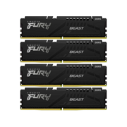 Память оперативная Память оперативная/ Kingston 64GB 6000MT/s DDR5 CL40 DIMM (Kit of 4) FURY Beast Black XMP