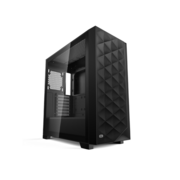 Корпус без блока питания Корпус без блока питания/ Case PCCooler C3D510 BK, Midi-Tower, TG, Mesh, no fans, 2xUSB-A 3.0, E-ATX, ATX, mATX, mITX Black
