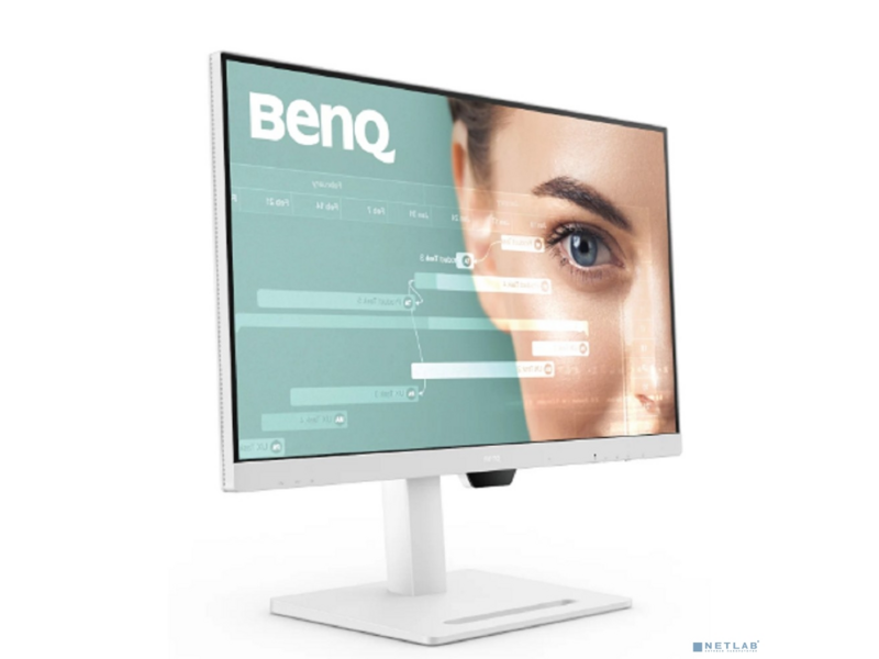 Мониторы Мониторы/ Benq GW2790QT 27'', 2560x1440, IPS, 60Hz, 20M:1, 250cd, 5ms, 2*HDMI, DP, USB-C (65W)Speakers, Height adj 110, Pivot, Flicker-free; Low Blue Light, 3Y, White