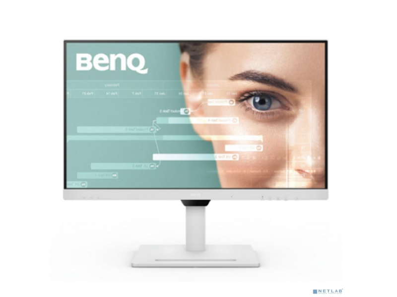 Мониторы Мониторы/ Benq GW2790QT 27'', 2560x1440, IPS, 60Hz, 20M:1, 250cd, 5ms, 2*HDMI, DP, USB-C (65W)Speakers, Height adj 110, Pivot, Flicker-free; Low Blue Light, 3Y, White