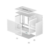 Корпус MiniTower Deepcool CH160 White (mini-ITX, без БП, 2xUSB3.0 Type-A+ USB3.2 Type-C) (R-CH160-WHNGI0-G-1)