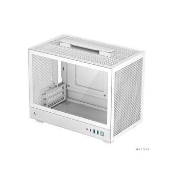 Корпус MiniTower Deepcool CH160 White (mini-ITX, без БП, 2xUSB3.0 Type-A+ USB3.2 Type-C) (R-CH160-WHNGI0-G-1)
