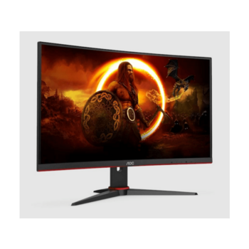 Монитор LCD 27'' 16:9 1920х1080(FHD) VA, Curved, nonGLARE, 165 Hz, 250 cd/m2, H178°/V178°, 4000:1, 80M:1, 16.7M, 4ms, VGA, 2xHDMI, DP, Tilt, 3Y, Black, Red