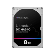 Жесткий диск Жесткий диск/ HDD WD SATA Server 8Tb Ultrastar DC HA340 7200 6Gb/s 256MB 1 year warranty (replacement HUS728T8TALE6L4, HUH721008ALE604)