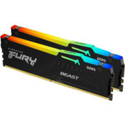 Память DDR5 2x8Gb 5600MHz Kingston KF556C40BBAK2-16 Fury Beast RGB RTL Gaming PC5-44800 CL40 DIMM 288-pin 1.25В single rank с радиатором Ret