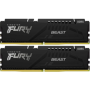 Память DDR5 2x32GB 5200MHz Kingston KF552C36BBEK2-64 Fury Beast Black Expo RTL Gaming PC5-41600 CL36 DIMM 288-pin 1.25В kit single rank с радиатором Ret