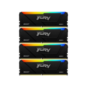 Память оперативная Память оперативная/ Kingston 64GB 3200MT/s DDR4 CL16 DIMM (Kit of 4) FURY Beast RGB