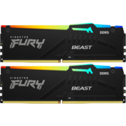 Память DDR5 2x16GB 5200MHz Kingston KF552C36BBEAK2-32 Fury Beast Expo RGB RTL Gaming PC5-41600 CL36 DIMM 288-pin 1.25В kit single rank с радиатором Ret