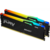 Память DDR5 2x16GB 5200MHz Kingston KF552C36BBEAK2-32 Fury Beast Expo RGB RTL Gaming PC5-41600 CL36 DIMM 288-pin 1.25В kit single rank с радиатором Ret