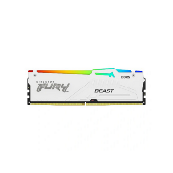 Память оперативная Память оперативная/ Kingston 32GB 5600MT/s DDR5 CL40 DIMM FURY Beast White RGB XMP