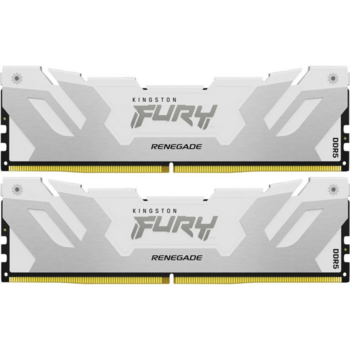 Память оперативная Память оперативная/ Kingston 32GB 6400MT/s DDR5 CL32 DIMM (Kit of 2) FURY Renegade White XMP
