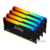 Память оперативная Память оперативная/ Kingston 32GB 2666MT/s DDR4 CL16 DIMM (Kit of 4) FURY Beast RGB