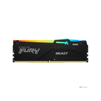 Память DDR5 16GB 5200MHz Kingston KF552C36BBEA-16 Fury Beast Expo RGB RTL Gaming PC5-41600 CL36 DIMM 288-pin 1.25В kit single rank с радиатором Ret