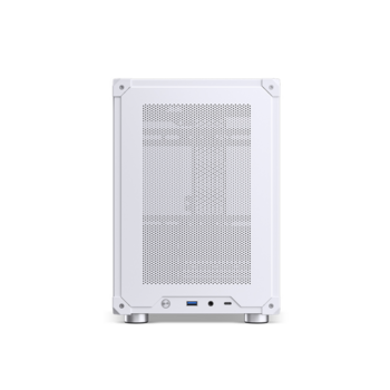 Корпус без блока питания Корпус без блока питания/ Case JONSBO C6-ITX, Micro-Tower, no fan, 1xUSB-A 3.0 + 1xUSB-C 3.1, mDTX, mITX White