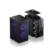 Корпус без блока питания Корпус без блока питания/ Корпус JONSBO VR3 Black ITX без БП, mini-ITX, черный