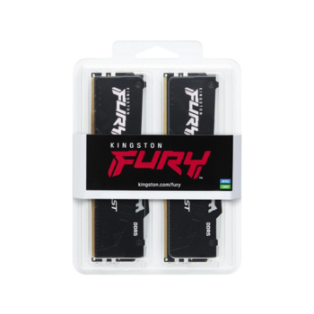 Память DDR5 2x8Gb 6000MHz Kingston KF560C36BBEAK2-16 Fury Beast RGB RTL Gaming PC5-48000 CL36 DIMM 288-pin 1.35В single rank с радиатором Ret